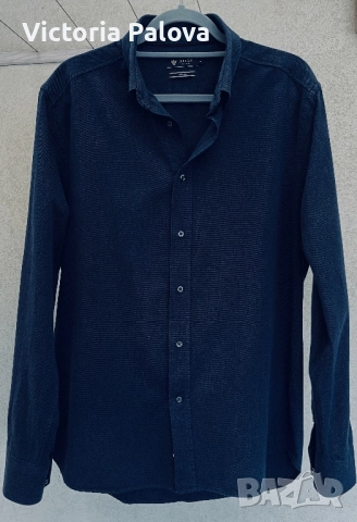 Плътна риза деним RILEY  Швеция , снимка 10 - Ризи - 52318482