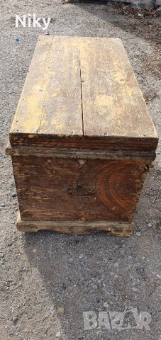 Голяма ракла сандък 103х57х52 см., снимка 6 - Антикварни и старинни предмети - 44212489