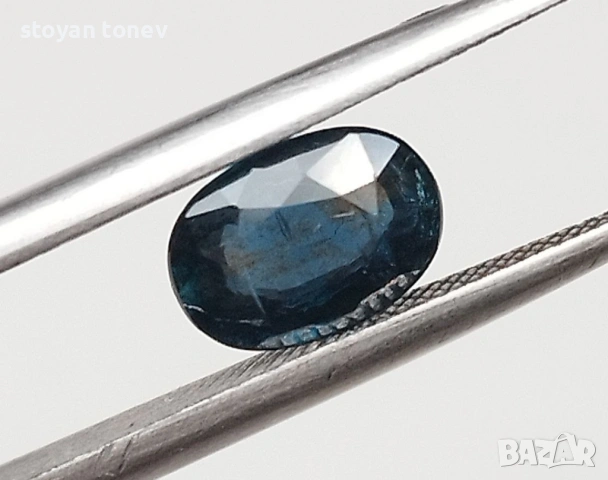 Естествен ненагряван син сапфир 0.97 карата от Мадагаскар! Сертифициран!, снимка 10 - Други - 53716405