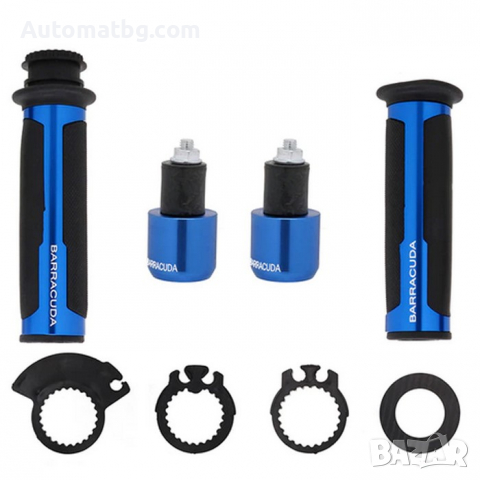 Комплект дръжки за мотоциклет Automat, Ръкохватки за мотор, АТВ, Сини, снимка 3 - Аксесоари и консумативи - 36248494