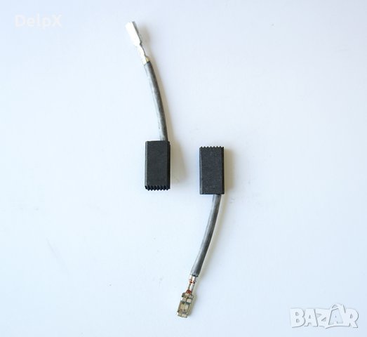 Българска въглено-графитна четка изключваща с канал и извод с накрайник каб.обувка 5x8x18mm, снимка 1