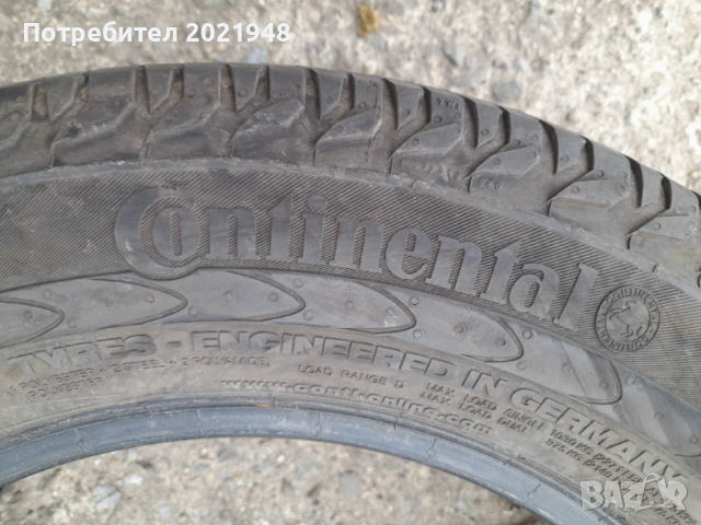 Продава 2 или 4 гуми 215 65 16С,Континентал, снимка 5 - Гуми и джанти - 53633460