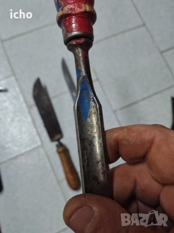 Нож длето, снимка 3 - Антикварни и старинни предмети - 50838708