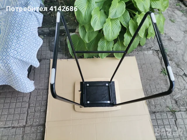 Бар стол с метални крака, снимка 7 - Столове - 56321753