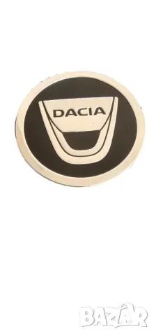 Метални стикери за капачки на джанти или тасове DACIA – 60 мм (Комплект 4 броя), снимка 2 - Аксесоари и консумативи - 48958380