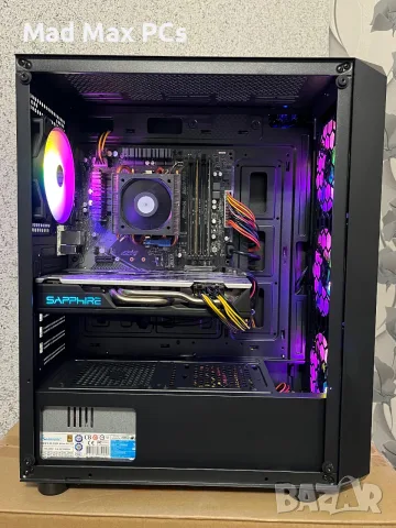 Геймърски компютър Ryzen 3 1300X/ RX 580/ Ram 12GB/ SSD 128GB+500GB, снимка 5 - Геймърски - 56074471