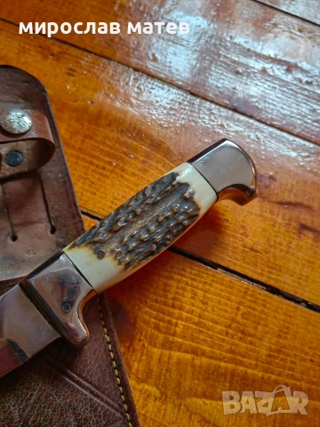 Спортен нож Вихрен на ножарската фабрика Петко Денев гр.Габрово, снимка 13 - Ножове - 53143452