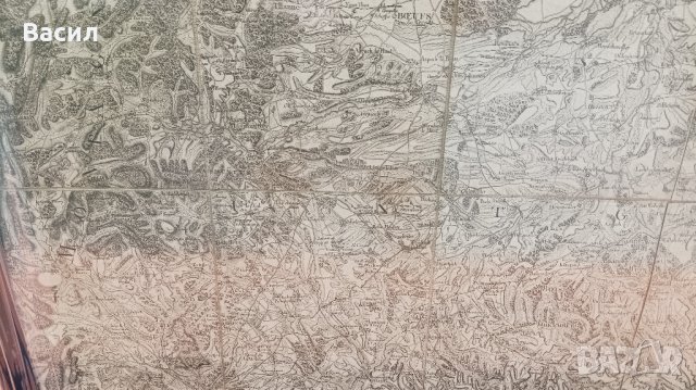 Оригинална френска топографска карта – Jean de Beaurain , снимка 4 - Други ценни предмети - 42269647