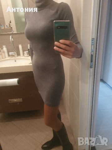 Рокля тип поло от финно плетиво, снимка 6 - Рокли - 34473617