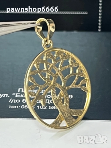 Златна висулка 14 карата , снимка 5 - Колиета, медальони, синджири - 51612285