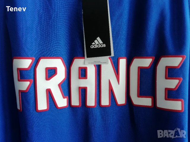 France FFBB Adidas нов оригинален баскетболен потник Франция национелен отбор , снимка 3 - Тениски - 39576440