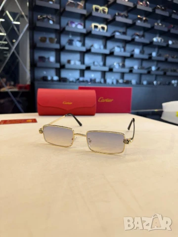 очила с черен обикновен калъф и ув защита cartier, снимка 8 - Слънчеви и диоптрични очила - 51410389