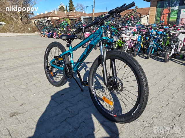 PASSATI Алуминиев велосипед 24" NINJA син, снимка 5 - Велосипеди - 53830722