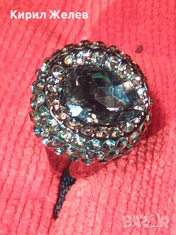 РАЗКОШЕН ВЕЧЕРЕН ФЕШЪН АРТ СТИЛЕН ПРЪСТЕН с ЮВЕЛИРНО ФАСЕТИРАНИ БЛЕСТЯЩИ КРИСТАЛИ 21635