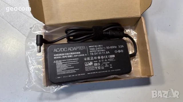 ASUS ADP-230GB оригинално ново зарядно 230W (6.0x3.7mm,19,5V/11.8A,Комплект)