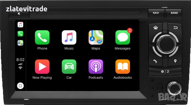 AUDI A4 S4 B6 B7 2001 - 2011 - 7'' Андроид Навигация Без DVD Механика, 9624, снимка 2 - Навигация за кола - 40663665