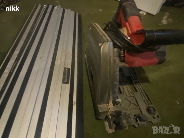 Потапящ циркуляр с 4 бр водещи релси, снимка 2 - Триони и циркуляри - 53467581