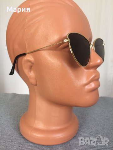 Нови Дамски Слънчеви Очила Модерни Златни Черни Огледални Котешка Форма, снимка 15 - Слънчеви и диоптрични очила - 44446608