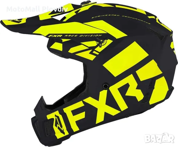 FXR Каска Clutch Evo LE Black/HiVis, снимка 3 - Аксесоари и консумативи - 49225801