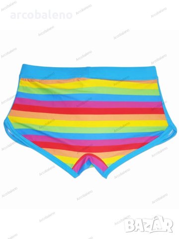 Мъжки бански шорти Rainbow fashion tethered slim Boxer , снимка 5 - Бански - 41450471