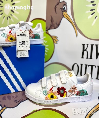 Дамски сникърси маратонки ADIDAS Stan Smith CF W, снимка 3 - Маратонки - 40481704