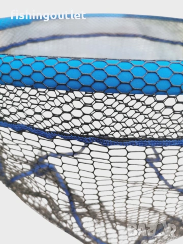 Висок клас кеп 4.5мт - карбонова дръжка, поплавъци и гумирана мрежа!, снимка 5 - Такъми - 53266965