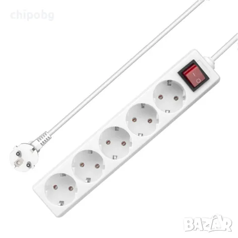 Удължител No brand, 5 гнезда, снимка 1