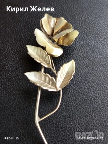 ВИНТИДЖ БРОШКА РЕТРО АРТ СТИЛЕН ДИЗАЙН 10921