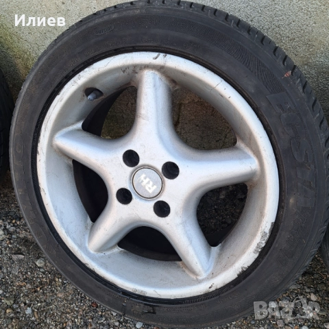 Алуминиеви джанти с гуми 4х100, снимка 4 - Гуми и джанти - 52749040