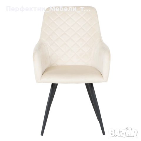 Плюшено кресло,трапезарен стол с подлакътници с плюш,удобен стол за заведение, снимка 2 - Столове - 52398836