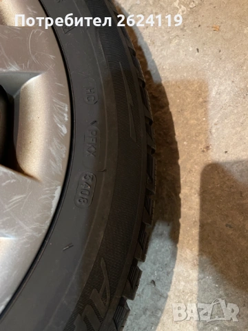 Продавам железни джанти с зимни гуми Michelin Alpin 185/60/15 , 5х100, снимка 9 - Гуми и джанти - 53108181