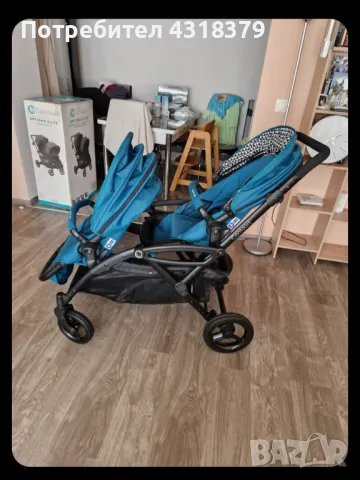 Количка за близнаци , снимка 3 - Детски колички - 48991468