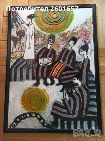 Искра Личева, голяма картина смесена техника., снимка 1