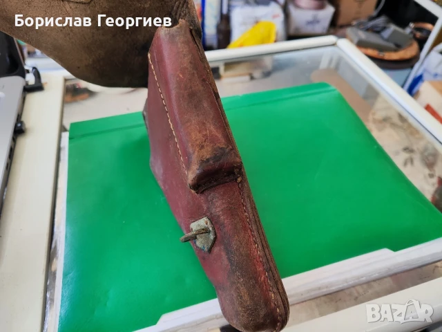 Стар кожен кобур за пистолет, снимка 5 - Антикварни и старинни предмети - 50779147