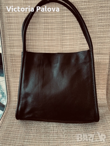 Супер удобна чанта естествена кожа