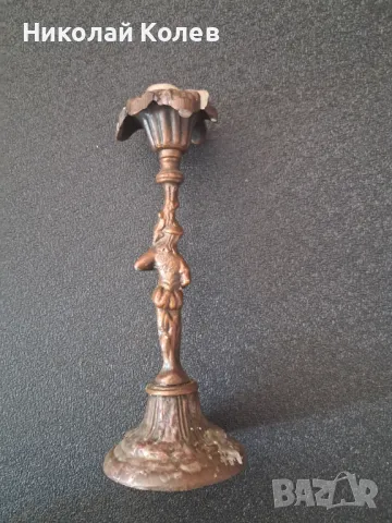 Меден свещник с фигура, снимка 2 - Декорация за дома - 48133722