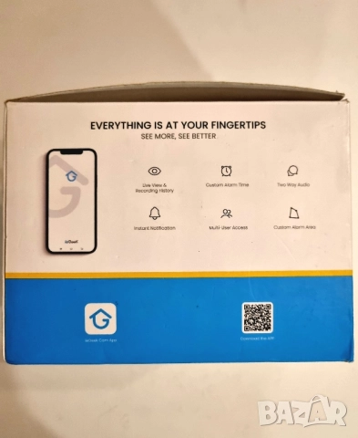 ieGeek 2K/3MP Quad HD PTZ камера с батерия със соларен панел, снимка 9 - Друга електроника - 51860157