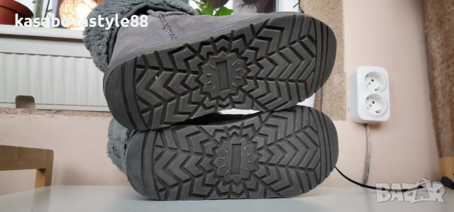 Топли Апрески Естествена кожа 38 н. , снимка 2 - Дамски ботуши - 52876542