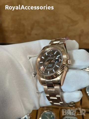Rolex sky-dweller chocolate dial, снимка 4 - Мъжки - 52013463