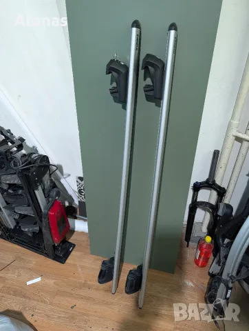 Thule wingbar Evo 127 cm. греди за Тойота рав4 2017 и 2бр Thule ProRide 591 багажник за колело, снимка 4 - Аксесоари и консумативи - 55891584