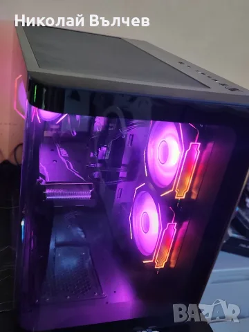 Геймърски компютър Ryzen 5 5500 + RTX 2060 Super 8GB | Panoramic Glass / ARGB, снимка 2 - Геймърски - 55942615