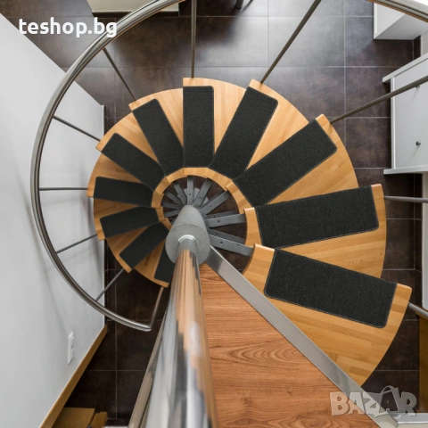 Комплект от 15 правоъгълни стелки за стълби