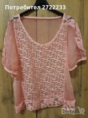 Дамска блуза в нежно розов цвят, снимка 9 - Туники - 35723485