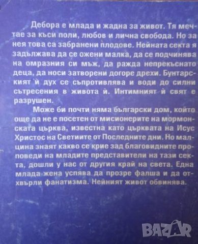 Една мормонка обвинява -Дебора Лак, снимка 2 - Художествена литература - 42348939