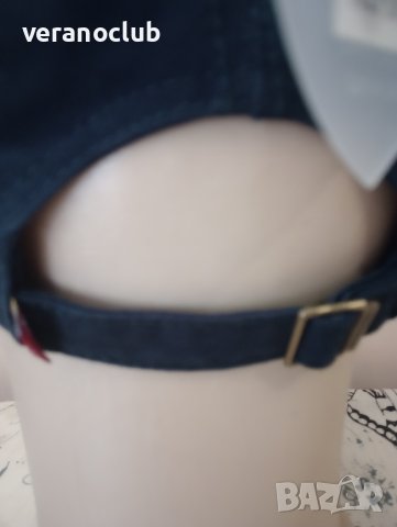 Шапка с малка козирка Тъмносиня, снимка 3 - Шапки - 41421536