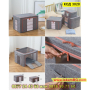 Сгъваема кутия за съхранение на дрехи и чаршафи с 2 ципа - КОД 3028