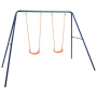 vidaXL Комплект люлка с 2 седалки, стомана（SKU:92318, снимка 1 - Детски люлки - 44619581