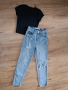 Сетове Дънки ZARA+ Топ  XS , снимка 1
