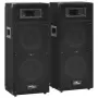 vidaXL Професионални пасивни Hifi говорители за сцена 2 бр 1000W черни（SKU: 70102）, снимка 2