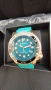 Citizen Promaster Diver 200m Watch BN0162-02X Eco-Drive Turquoise Blue & Gold, снимка 6
